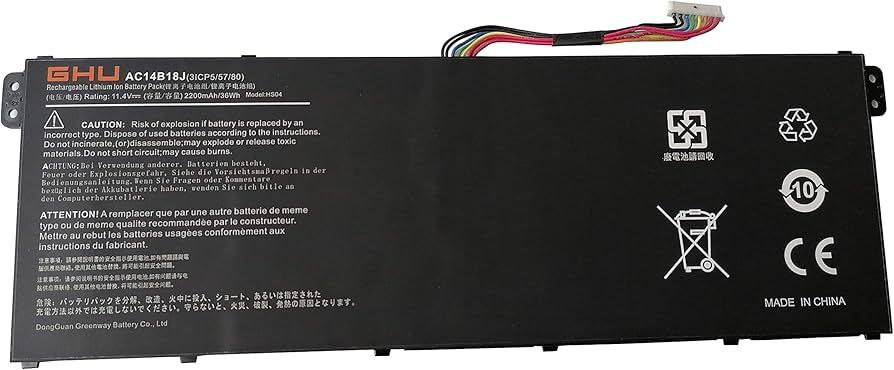 بطارية لابتوب ايسر AC14B18J