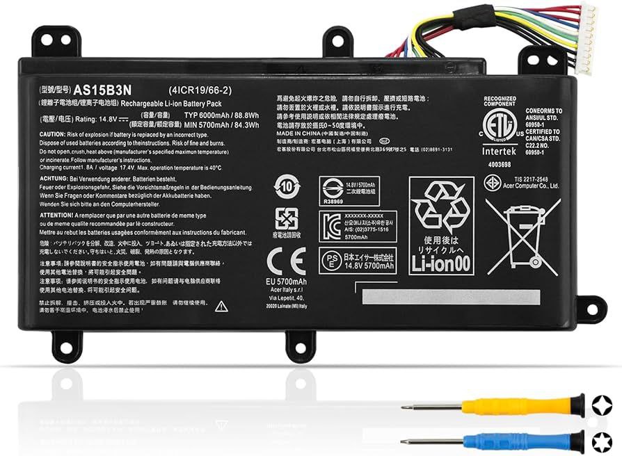 بطارية لابتوب ايسر AS15B3N