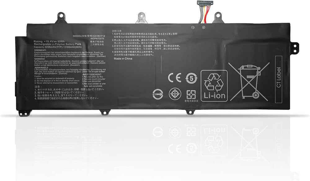 بطارية لابتوب اسوس C41N1712