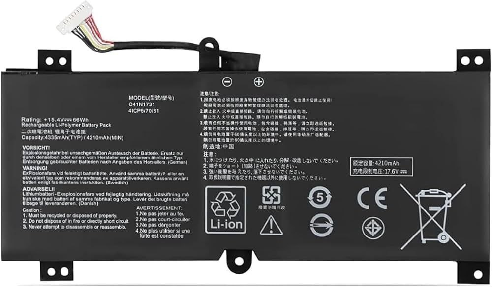 بطارية لابتوب اسوس C41N1731