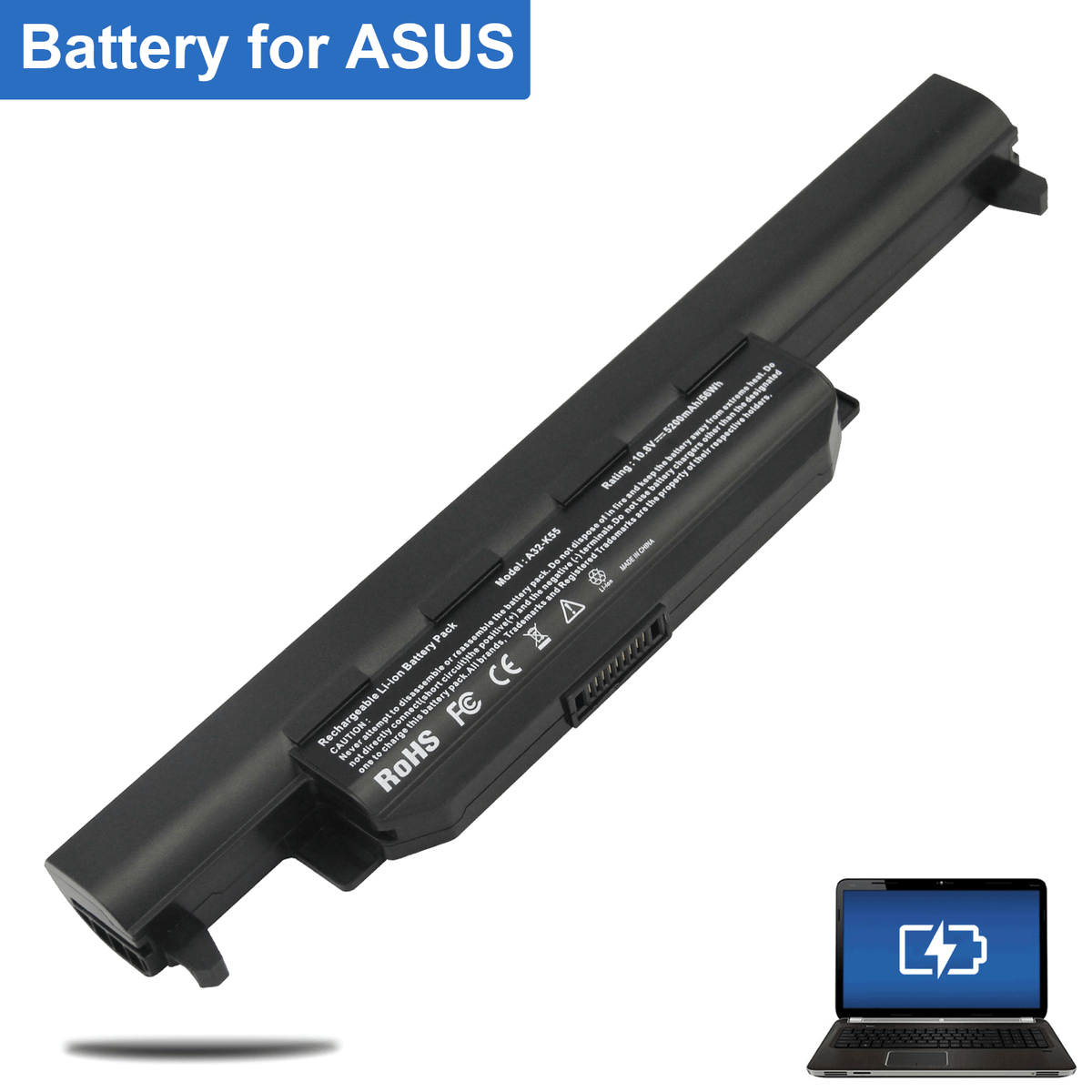 بطارية لابتوب — asu K55