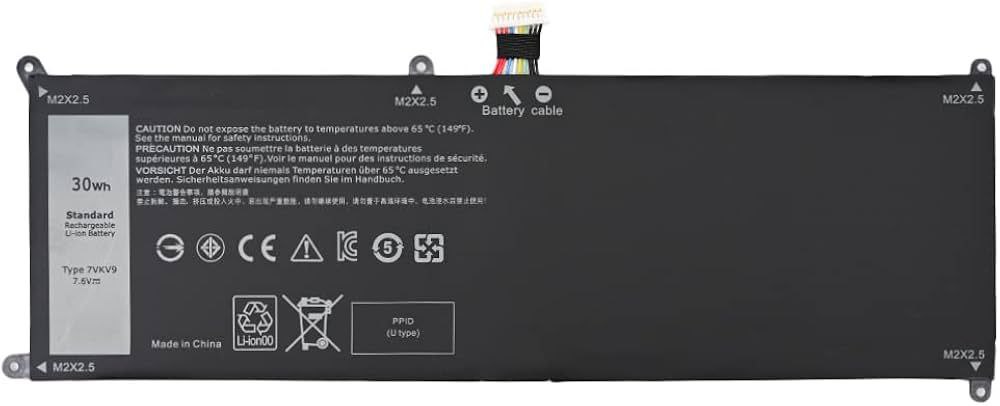 بطارية لابتوب — Dell in 7VKV9 7.6V