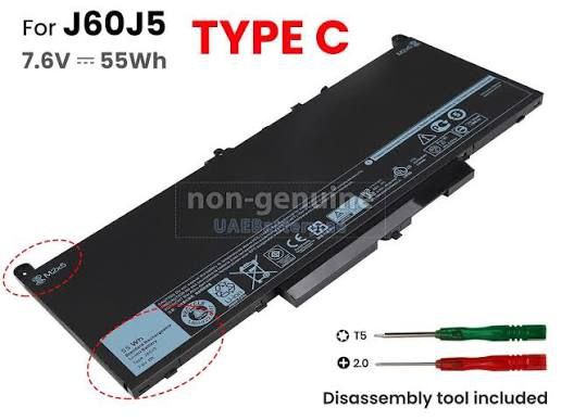 بطارية لابتوب — Dell in J60J5