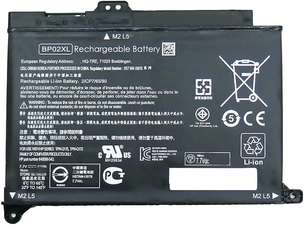 بطارية لابتوب — HP in BP02XL