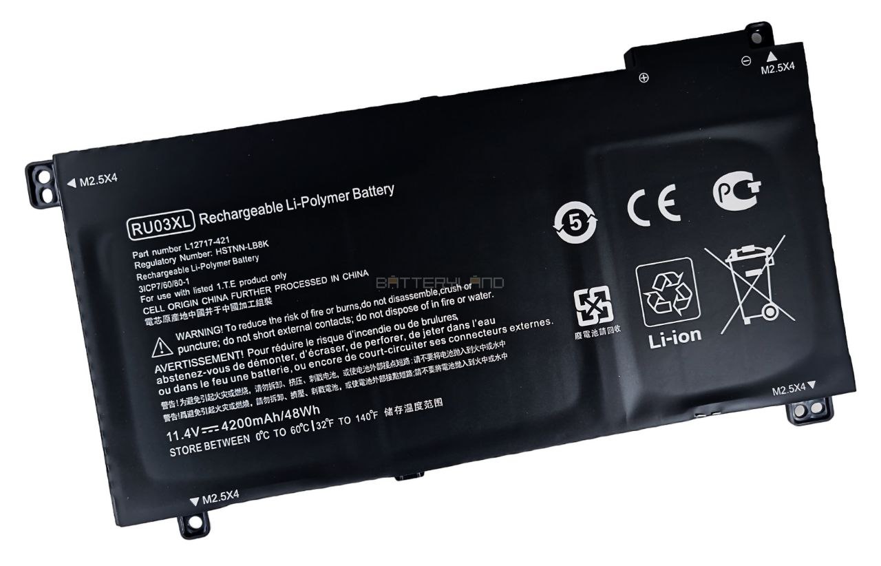 بطارية لابتوب — HP in RU03XL
