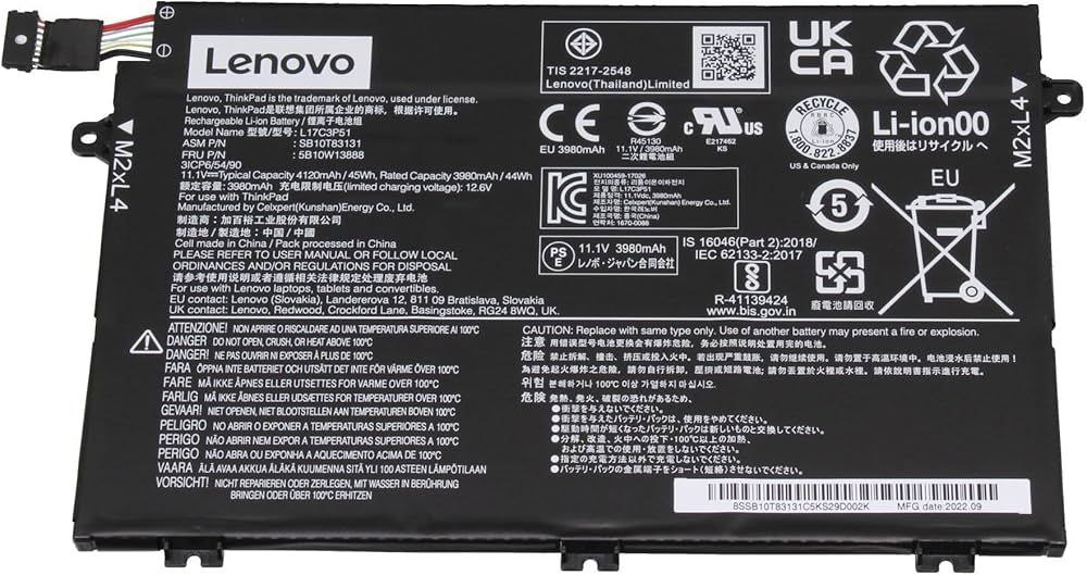 بطارية لابتوب — Lenovo in 01AV445 / 11E