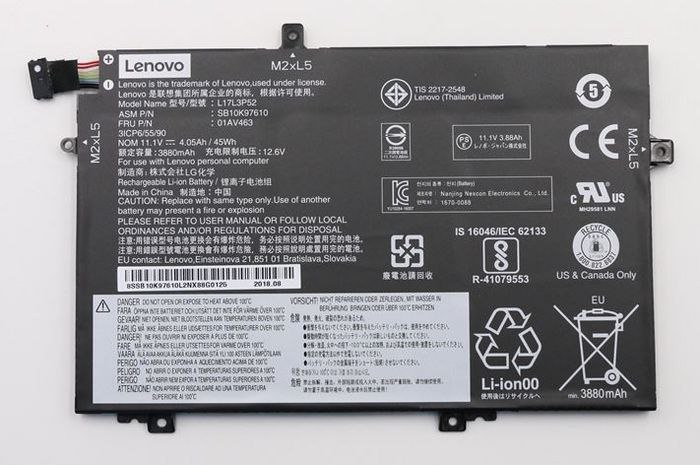 بطارية لابتوب — Lenovo in 01AV463 / L480