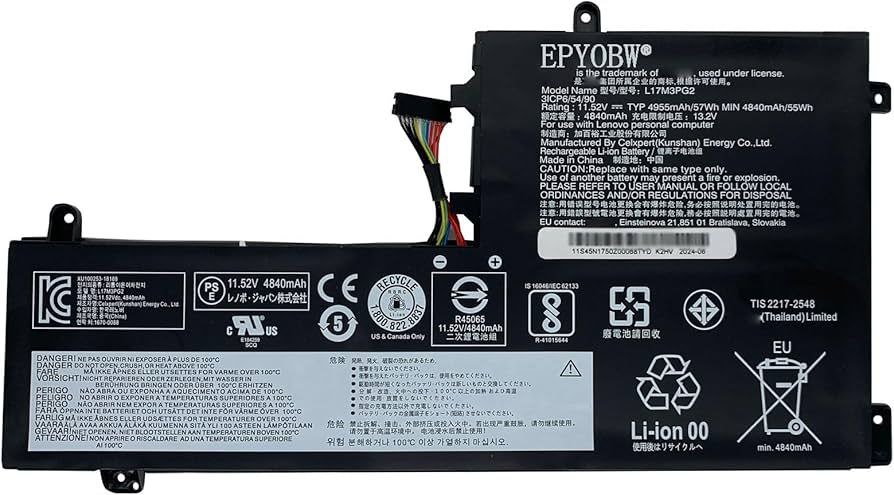 بطارية لابتوب — Lenovo in L17M3PG2