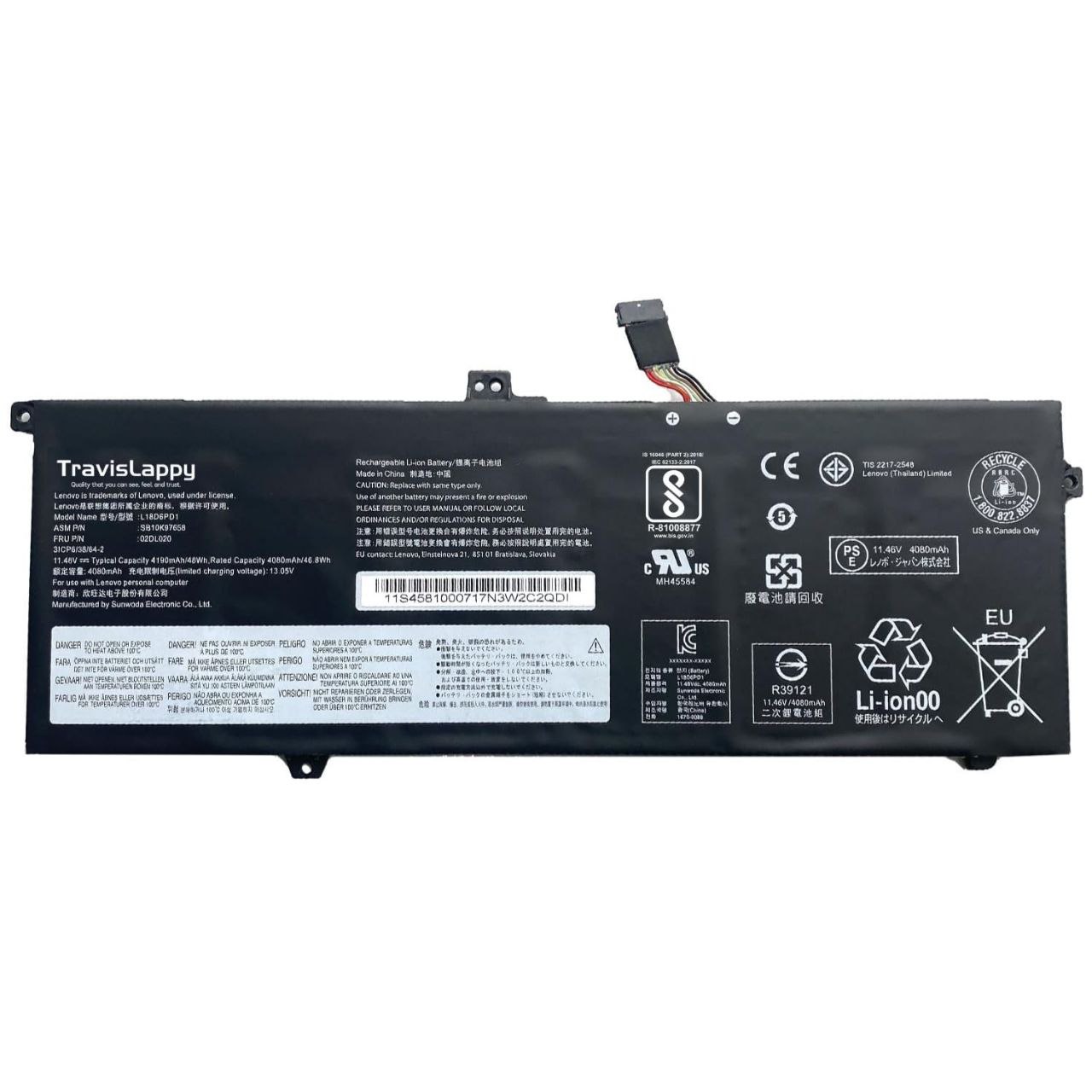 بطارية لابتوب — Lenovo in L18C6PD1 / L18M6PD1