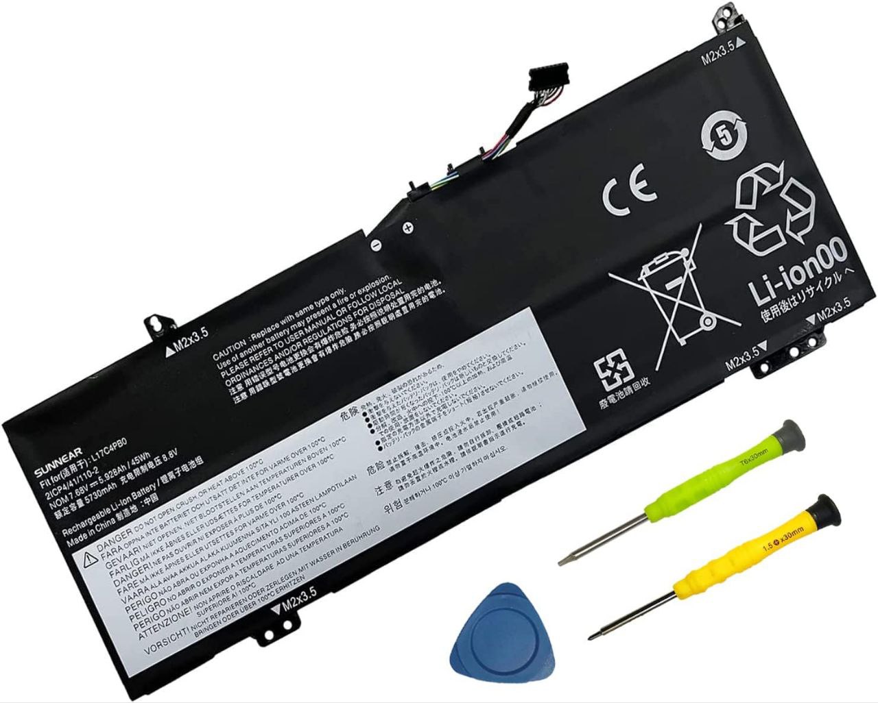 بطارية لابتوب — Lenovo in yoga L17C4PB0 / L17M4PB0