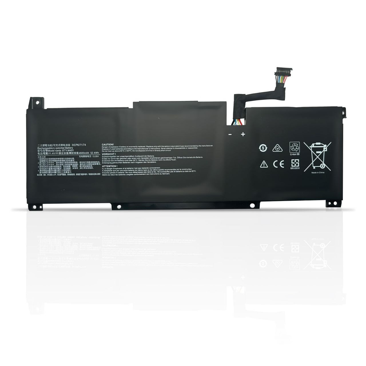 بطارية لابتوب — MSI in M491 اسود