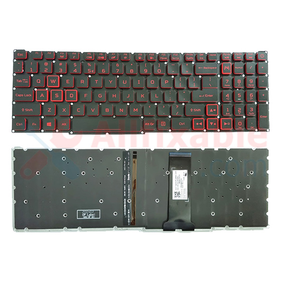 كيبورد لابتوب — Acer AN515 / 54 / 43 Red letter
