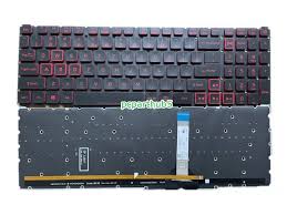 كيبورد لابتوب — Acer AN515 / 57 / 58بور / احمر / رفيع