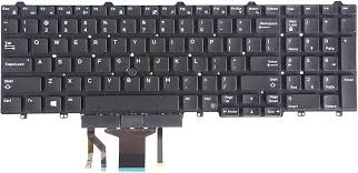 كيبورد لابتوب — Dell E5570 / 7710 / 7510