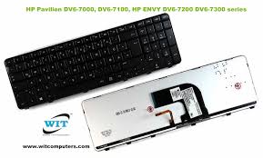كيبورد لابتوب — HP dv6 / 7070