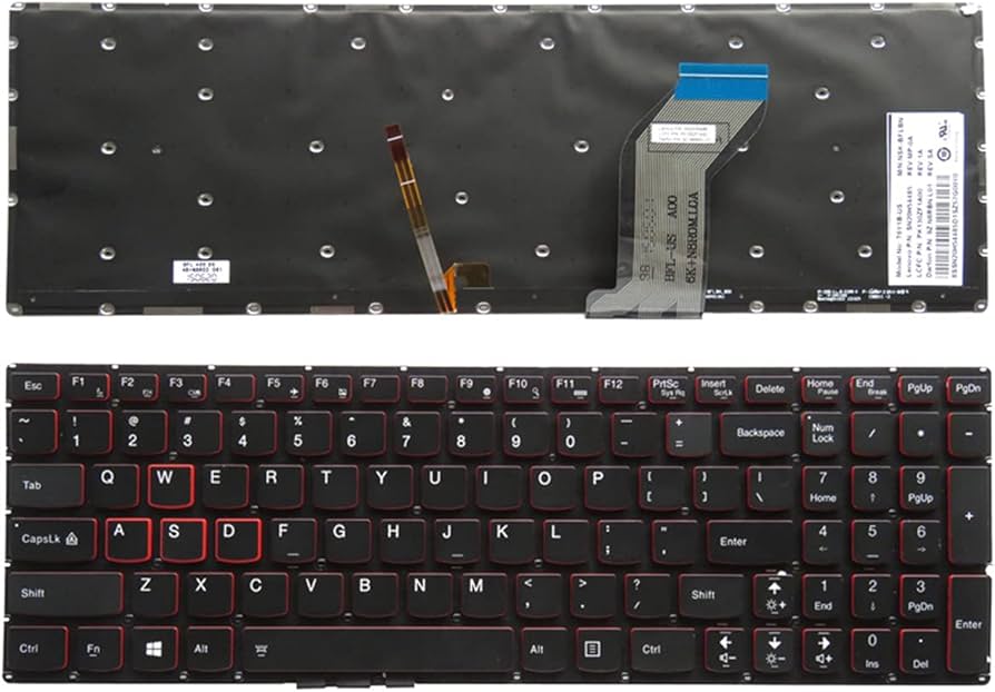 كيبورد لابتوب — Lenovo Y700 / 15isk +light