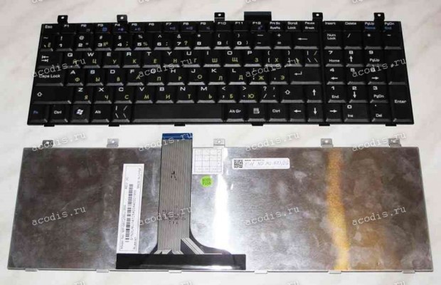 كيبورد لابتوب — MSI E500