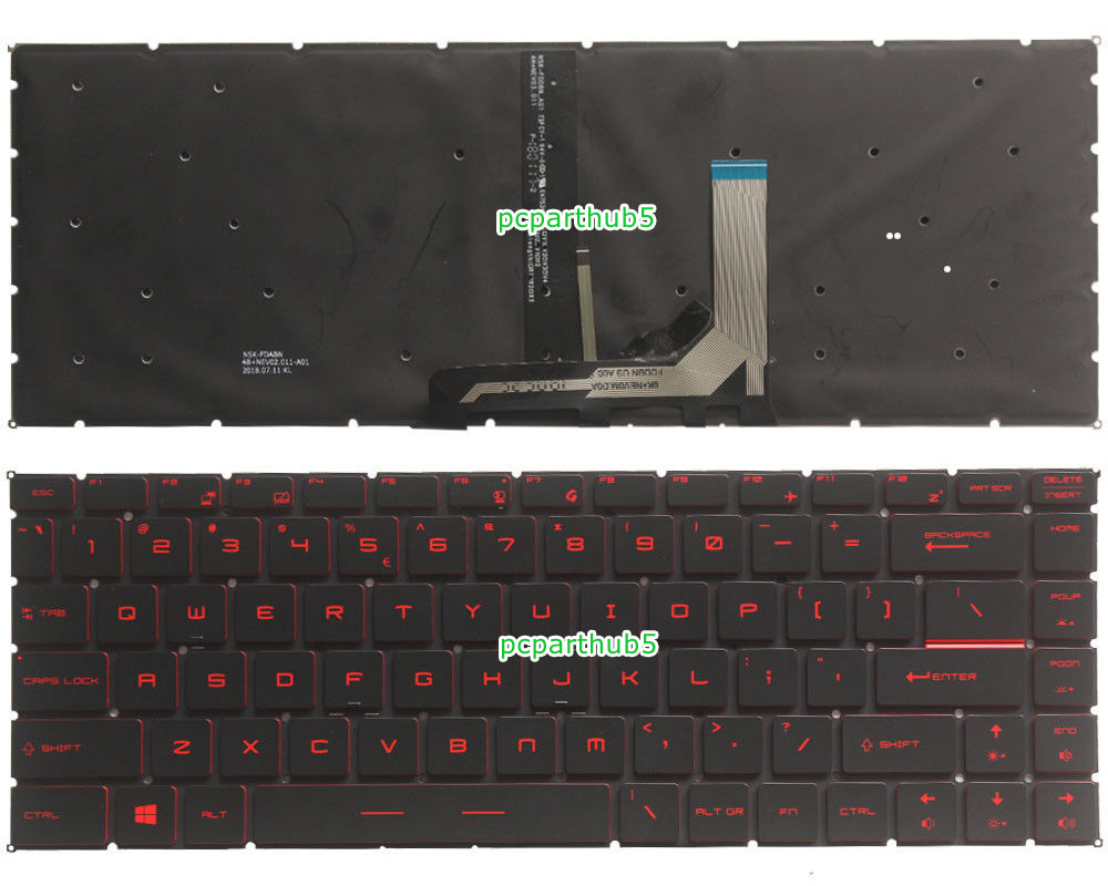 كيبورد لابتوب — MSI GF63