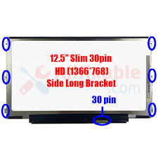 شاشة لابتوب — 125 HD 30p slim براغي جانبيه