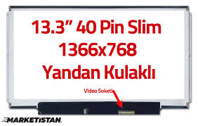 شاشة لابتوب — 133 HD 40p slim براغي جانبيه