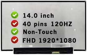 شاشة لابتوب — 140 120hz 35p بدون / عدل