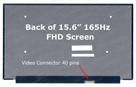 شاشة لابتوب — 156 165hz 40p بدون