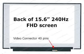 شاشة لابتوب — 156 240Hz 35p بدون