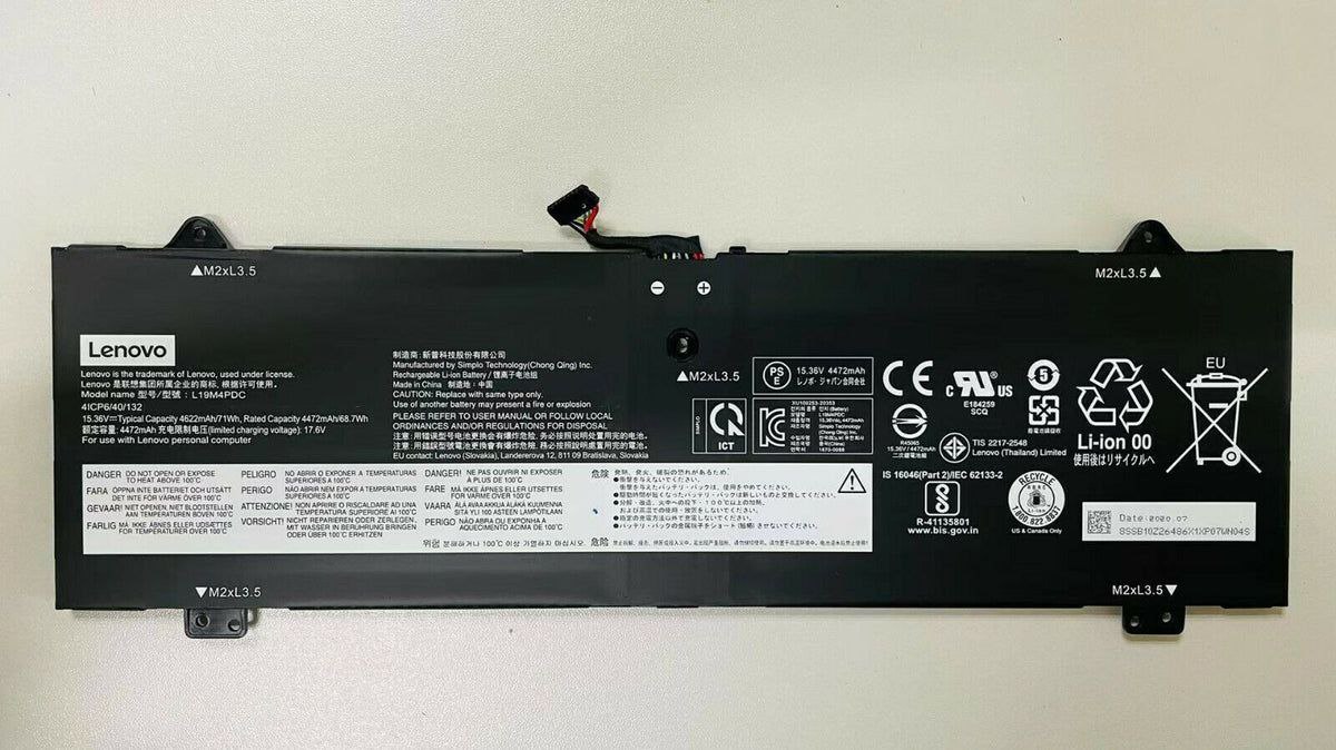 بطارية لابتوب — Lenovo in YOGA L19M4PDC