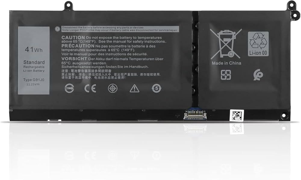بطارية لابتوب — Dell in G91J0 38W / 11.4