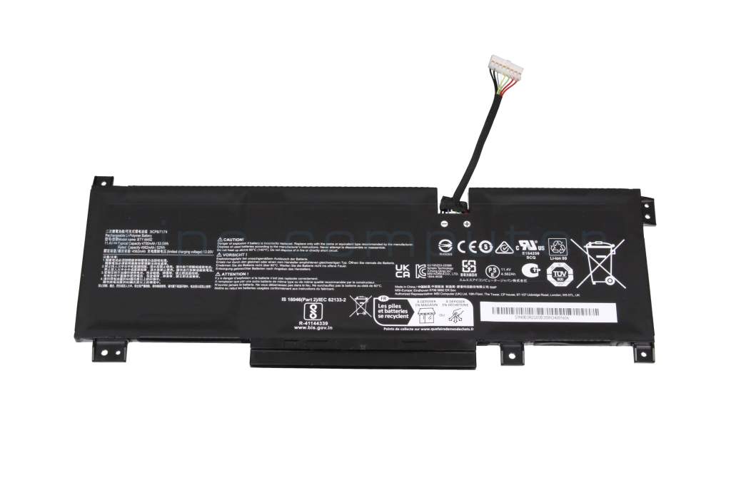بطارية لابتوب — MSI in M492 ابيض