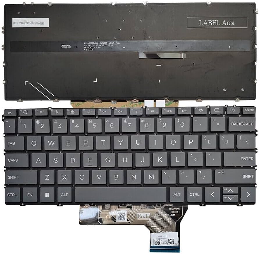 كيبورد لابتوب — HP 16 / AC x360 2in1 / led بور
