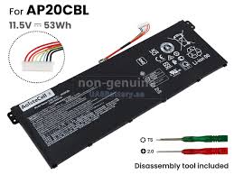 بطارية لابتوب — Acer in AP20CBL 4100AH