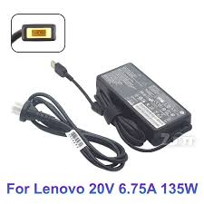 شاحنه لينوفو 20-6.75 USB مستعمل اصلي